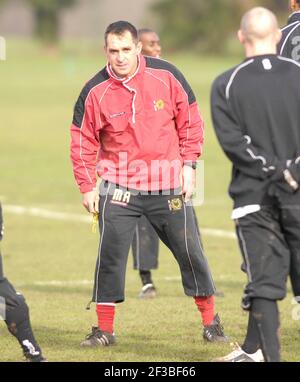 MARTIN ALLEN DIRECTEUR DE MK DONS 13/2/2007 PHOTO DAVID ASHDOWNMARTIN ALLEN Banque D'Images