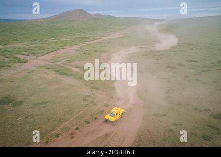 236 ZHANG Ming (CHN), QIN Xu (CHN), SHANXI YUNXIANG CLUB, HANWEI MOTORSPORT SMG BUGGY, T1, action pendant le rallye tout terrain Silk Way 2019, étape 4, juillet 10, ULAANBAATAR - ULAANBAATAR, Mongolie - photo Frédéric le Floc'h / DPPI Banque D'Images