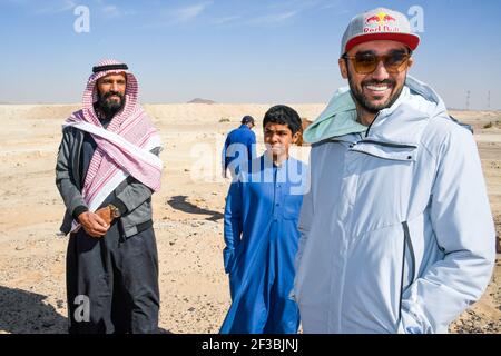 Prince Abdul Aziz bin Turki Al-Faisal, président de l'Autorité générale des sports» à l'arrivée du Dakar 2020, à Qiddiya, Arabie Saoudite, le 17 janvier 2020 - photo Eric Vargiolu / DPPI Banque D'Images