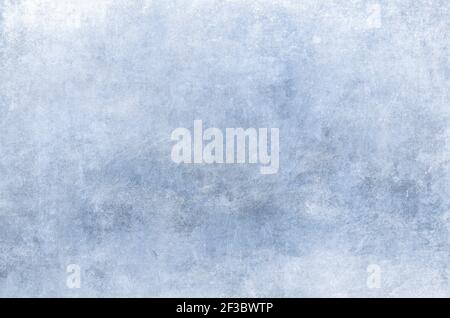 L'ancien mur bleu pâle grunge l'arrière-plan ou la texture Banque D'Images