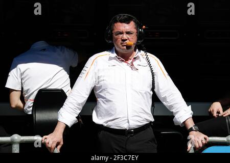 BOULLIER Eric (FRA), Directeur de course de McLaren F1, portrait lors du championnat 2018 de Formule 1 à Melbourne, Grand Prix d'Australie, du 22 au 25 mars - photo Florent Gooden / DPPI Banque D'Images