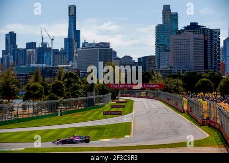 PEREZ Sergio (mex), Force India F1 VJM11, action pendant le championnat de Formule 1 2018 à Melbourne, Grand Prix d'Australie, du 22 au 25 mars - photo DPPI Banque D'Images