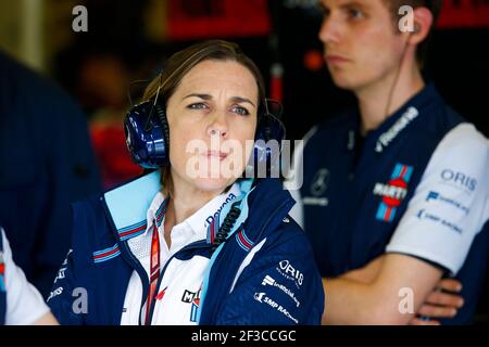 WILLIAMS Claire (gbr), Directeur adjoint de l'équipe, portrait lors du championnat de Formule 1 2018 à Melbourne, Grand Prix d'Australie, du 22 au 25 mars - photo DPPI Banque D'Images