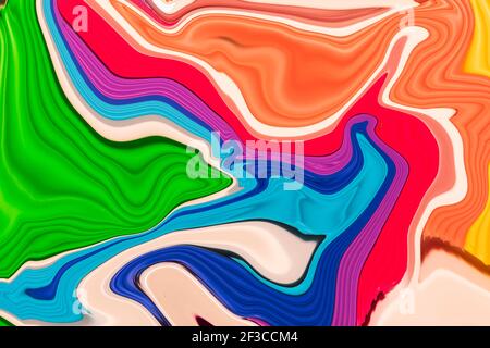 couleur texture motif abstrait fluidifier l'arrière-plan flou de la planche Banque D'Images