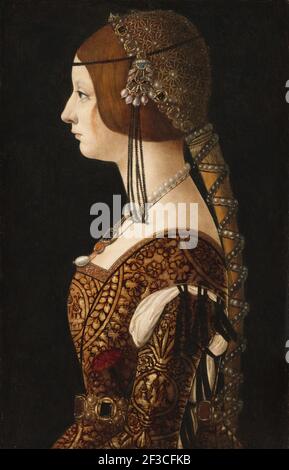 Bianca Maria Sforza, probablement 1493. Banque D'Images