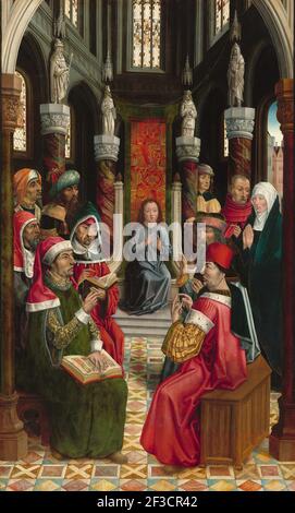 Christ parmi les médecins, c. 1495/1497. Banque D'Images