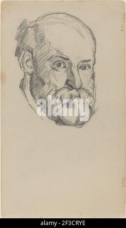 Autoportrait [recto], c. 1880/1882. Banque D'Images