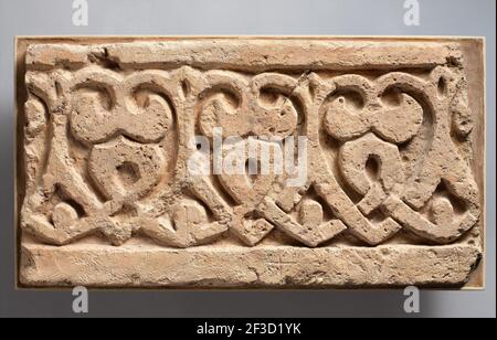 Fragment de Frieze, Iran, XIe siècle. Banque D'Images