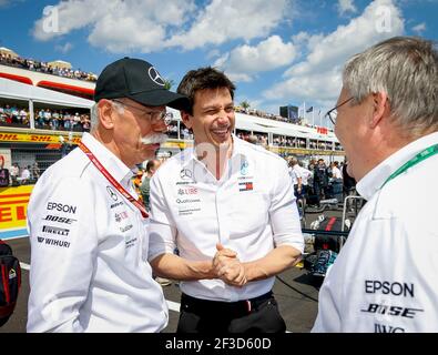 ZETSCHE Dieter, PDG Daimler AG Mercedes, PDG Daimler AG, WOLFF Toto (aut), Team principal & CEO Mercedes AMG F1 Petronas GP, portrait au Championnat du monde de Formule 1 2018, Grand Prix de France du 22 au 24 juin au Castellet - photo DPPI Banque D'Images