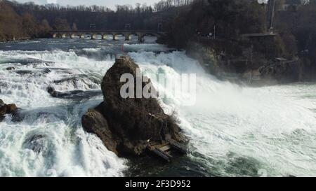 Rheinfall, Schaffhausen, Suisse Banque D'Images