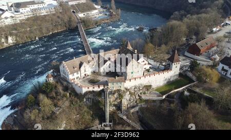 Rheinfall, Schaffhausen, Suisse Banque D'Images