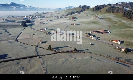 Canton d'Appenzell, Suisse Banque D'Images