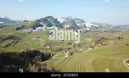 Pays d'Appenzell, Swtzerland Banque D'Images