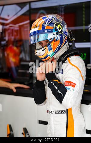 NORRIS Lando (gbr), pilote d'essai et de réserve McLaren Renault MCL33, portrait lors du Championnat du monde de Formule 1 2018, Grand Prix du Japon du 4 au 7 octobre à Suzuka - photo Clement Marin / DPPI Banque D'Images