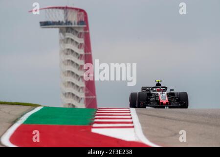 20 MAGNUSSEN Kevin (dnk), Haas F1 Team VF-18 Ferrari, action pendant le Championnat du monde de Formule 1 2018, Etats-Unis d'Amérique Grand Prix du 18 au 21 octobre à Austin, Texas, Etats-Unis - photo DPPI Banque D'Images