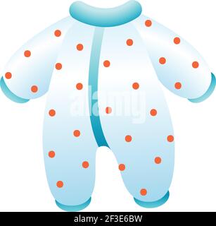 Icône de vêtements pour bébé, style dessin animé Illustration de Vecteur