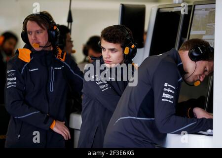 NORRIS Lando (gbr), pilote d'essai et de réserve McLaren Renault MCL33, portrait lors du Championnat du monde de Formule 1 2018, Grand Prix du Mexique du 25 au 28 octobre au Mexique - photo Florent Gooden / DPPI Banque D'Images