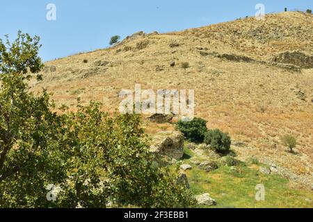 Gortyna est les ruines d'une ancienne métropole sur l'île grecque de Crète. Banque D'Images