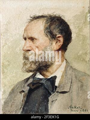 Autoportrait, 1891. Collection privée. Banque D'Images