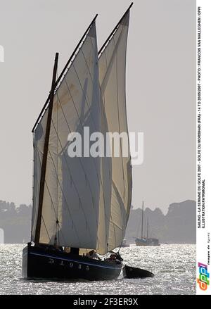 VOILE - LA SEMAINE DU GOLFE 2007 - GOLFE DU MORBIHAN (FRA) - 14 AU 20/05/2007 - PHOTO : FRANÇOIS VAN MALLEGHEM / DPPI ILLUSTRATION PATRIMONIALE Banque D'Images