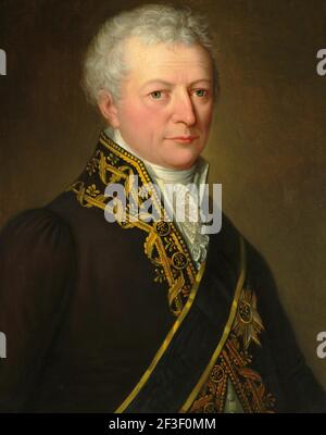 Portrait du comte Karl August von Hardenberg (1750-1822). Collection privée. Banque D'Images