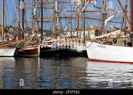 Festivals maritimes de Douarnenez, du 25 au 30 juillet 2018, en France, photo François Van Malleghem / DPPI Banque D'Images