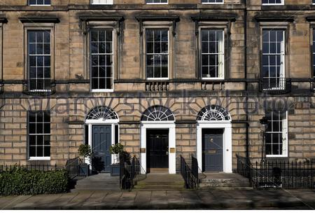 Heriot Row, Edinburgh New Town Streets, Upmarket Housing, Édimbourg, Écosse Banque D'Images