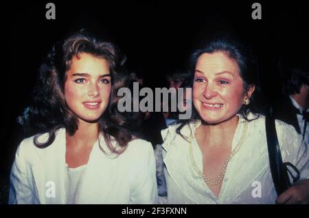 Brooke Shields, mère Teri Shields 1982 photo d'Adam Scull-PHOTOlink.net Banque D'Images