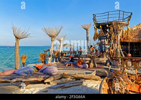 Zodiac Bar, Sunrise Beach, Koh Lipe, Satun Banque D'Images