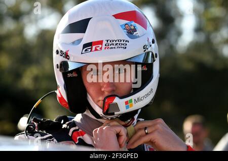 LAPPI Esapekka (fin), TOYOTA YARIS WRC, TOYOTA GAZOO RACING WRT portrait pendant le championnat du monde de voitures de rallye WRC 2018, Rally Portugal du 17 au 20 mai, à Matosinhos - photo Paulo Maria / DPPI Banque D'Images