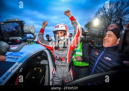 14 CIAMIN Nicolas, ROCHE Yannick , Volkswagen Polo , portrait lors du championnat de rallye français 2019, Rallye du Touquet du 14 au 16 mars au Touquet, France - photo Gregory Lenormand / DPPI Banque D'Images