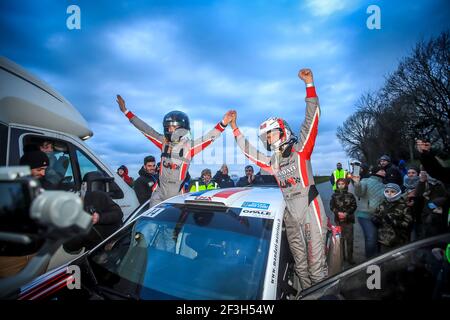 14 CIAMIN Nicolas, ROCHE Yannick , Volkswagen Polo , portrait lors du championnat de rallye français 2019, Rallye du Touquet du 14 au 16 mars au Touquet, France - photo Gregory Lenormand / DPPI Banque D'Images