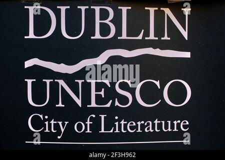 République d'Irlande, Dublin, Centre des écrivains irlandais, musée des écrivains Banque D'Images