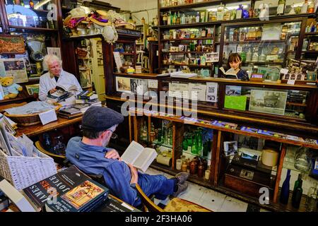 République d'Irlande, Dublin, Chemist et Druggist de Sweny, à Lincoln place, mentionné dans Ulysses de James Joyce où Bloom a acheté ses senteurs de citron Banque D'Images