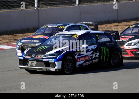 01 KRISTOFFERSSON Johan (SWE) PSRX Volkswagen Suède Volkswagen Polo R, action, pendant le FIA World RX de l'Allemagne 2018 à Estering du 13 au 14 octobre - photo Paulo Maria / DPPI Banque D'Images