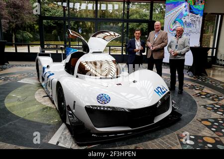 CHRISTOPHE RICARD , Henrik HOLOLEI , FILLON Pierre (FRA), Président de l'ACO portait, lors de la série européenne le Mans 2018 d'ELMS à Spa Francorchamps, Belgique, du 21 au 23 septembre - photo Clement Marin / DPPI Banque D'Images