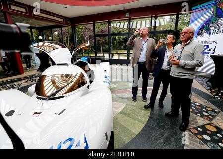 CHRISTOPHE RICARD , Henrik HOLOLEI , FILLON Pierre (FRA), Président de l'ACO portait, lors de la série européenne le Mans 2018 d'ELMS à Spa Francorchamps, Belgique, du 21 au 23 septembre - photo Clement Marin / DPPI Banque D'Images