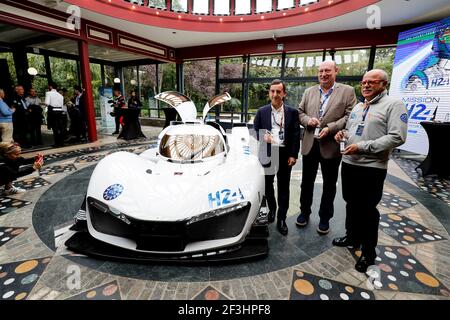 CHRISTOPHE RICARD , Henrik HOLOLEI , FILLON Pierre (FRA), Président de l'ACO portait, lors de la série européenne le Mans 2018 d'ELMS à Spa Francorchamps, Belgique, du 21 au 23 septembre - photo Clement Marin / DPPI Banque D'Images