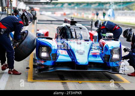 17 SARRAZIN Stephane (fra), ORUDZHEV Eegor (rus), BR Engineering BR1 AER team SMP course, pendant le Championnat du monde d'endurance WEC 2018 de la FIA 6 heures de Silverstone, Angleterre, du 16 au 19 août - photo Clement Marin / DPPI Banque D'Images