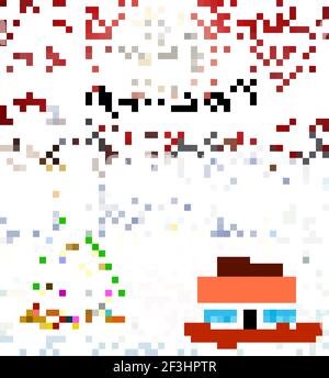 Paysage village enneigé Illustration de Vecteur