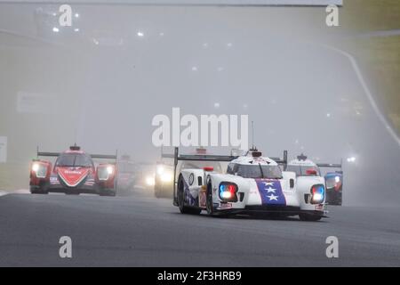 10 ALLEN James (aus), HANLEY Ben (gbr), BR engineering BR1 Gibson team Dragonspeed, action , départ début, pendant le Championnat du monde d'endurance WEC 2018 de la FIA, 6 heures de Fuji du 12 au 14 octobre à Oyama, Japon - photo Frédéric le Floc'h / DPPI Banque D'Images