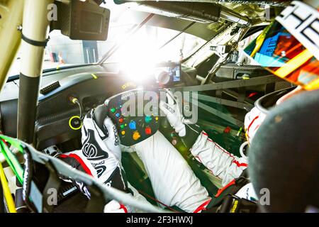 BRUNI Gianmaria (ita), Porsche 911 RSR équipe Porsche GT, cockpit pendant le Championnat du monde d'endurance WEC 2018 de la FIA 6 heures de Silverstone, Angleterre, du 16 au 19 août - photo DPPI Banque D'Images