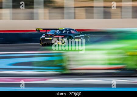 42 LEVENTIS Nick, (gbr), WILLIAMSON Lewis, (gbr), BUNCOMBE Chris (gbr), Strakka Racing Mercedes AMG GT3, action pendant la coupe d'endurance Blancpain GT de 1000 km au Castellet, du 1er au 2 juin 2018 - photo Marc de Mattia / DPPI Banque D'Images