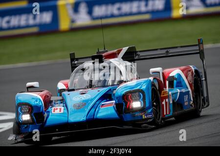 17 SARRAZIN Stephane (fra), ORUDZHEV Eegor (rus), BR Engineering BR1 AER équipe SMP course, action pendant le Championnat du monde d'endurance WEC 2018 de la FIA 6 heures de Silverstone, Angleterre, du 16 au 19 août - photo Clement Marin / DPPI Banque D'Images