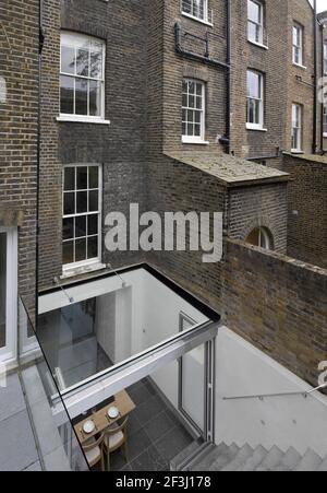 House in Greenwich, Londres par Paul Archer Design | architecte : Paul Archer Design | Banque D'Images