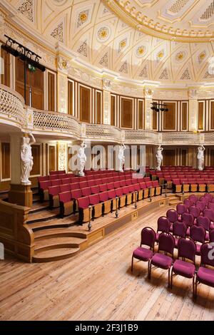 Salle de concert à l'arrière du St Georges Hall à Liverpool, Merseyside, Angleterre, Royaume-Uni | architecte : Sir Charles Cockerell | Banque D'Images