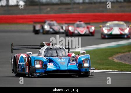 17 SARRAZIN Stephane (fra), ORUDZHEV Eegor (rus), BR Engineering BR1 AER équipe SMP course, action pendant le Championnat du monde d'endurance WEC 2018 de la FIA 6 heures de Silverstone, Angleterre, du 16 au 19 août - photo DPPI / Jean Michel le Meur. Banque D'Images