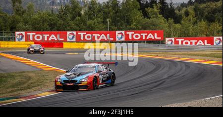 34 Philipp Eng (deu), Tom Blomqvist (gbr), Christian Krognes (NOR), Walkenhorst Motorsport, BMW M6 GT3, Action pendant le championnat 2018 Blancpain Endurance Series 24 heures de Spa, du 25 au 29 juillet, Spa Francorchamps, Belgique - photo François Flamand / DPPI Banque D'Images