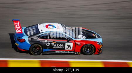 34 Philipp Eng (deu), Tom Blomqvist (gbr), Christian Krognes (NOR), Walkenhorst Motorsport, BMW M6 GT3, Action pendant le championnat 2018 Blancpain Endurance Series 24 heures de Spa, du 25 au 29 juillet, Spa Francorchamps, Belgique - photo François Flamand / DPPI Banque D'Images