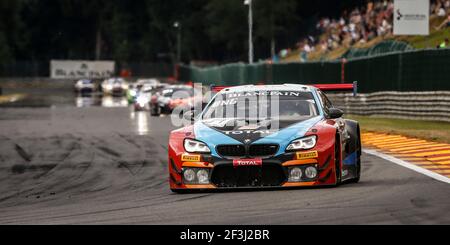 34 Philipp Eng (deu), Tom Blomqvist (gbr), Christian Krognes (NOR), Walkenhorst Motorsport, BMW M6 GT3, Action pendant le championnat 2018 Blancpain Endurance Series 24 heures de Spa, du 25 au 29 juillet, Spa Francorchamps, Belgique - photo François Flamand / DPPI Banque D'Images